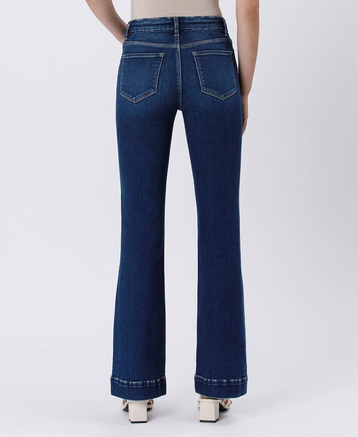 Flying Monkey HIGH RISE TROUSER HEM BOOTCUT JEANS