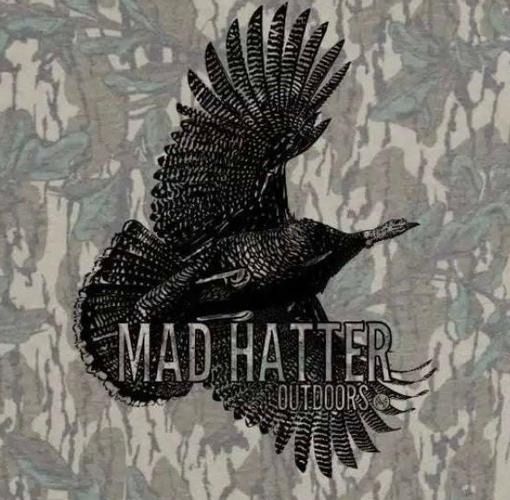 Mad Hatter Outdoors Camo Turkey Graphic Tee