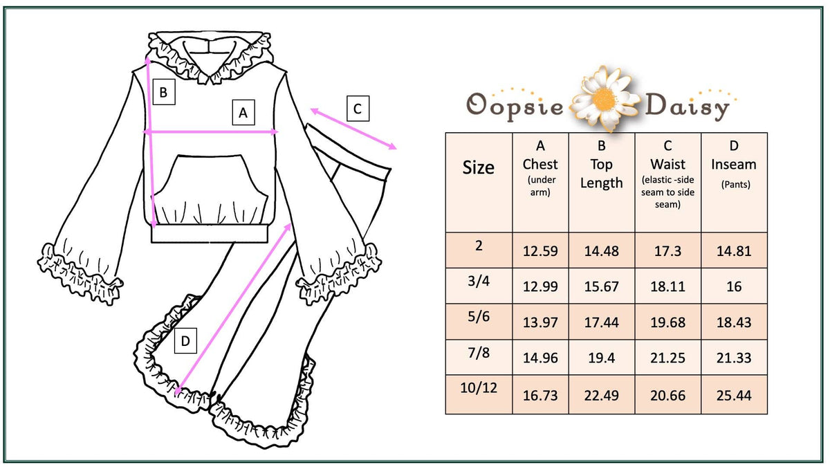 Kids Pink Bow Hooded Ruffle Set