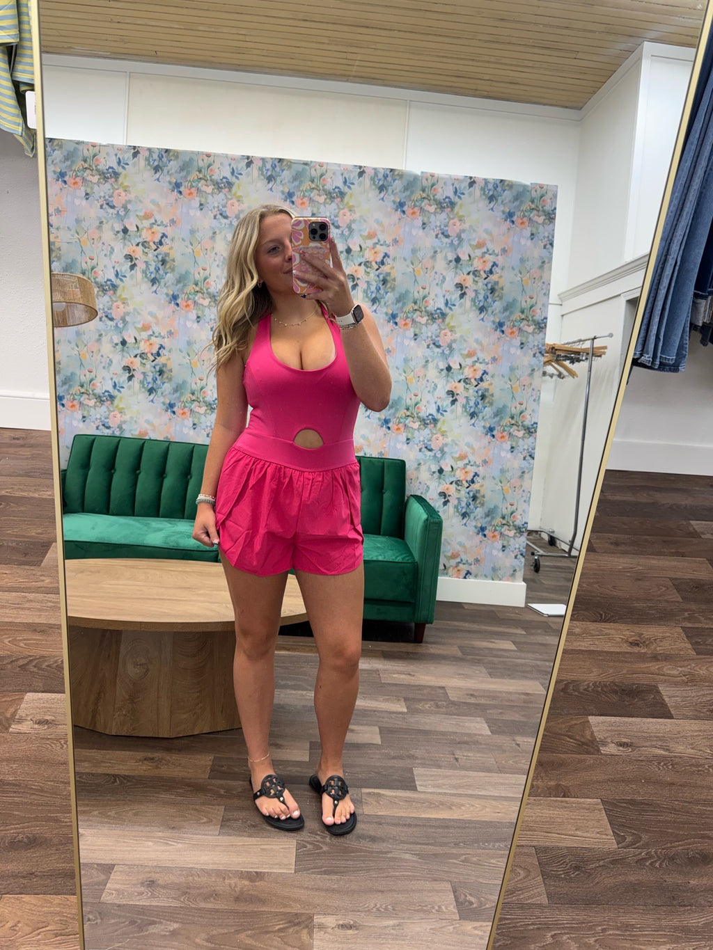 Pink Rush active romper