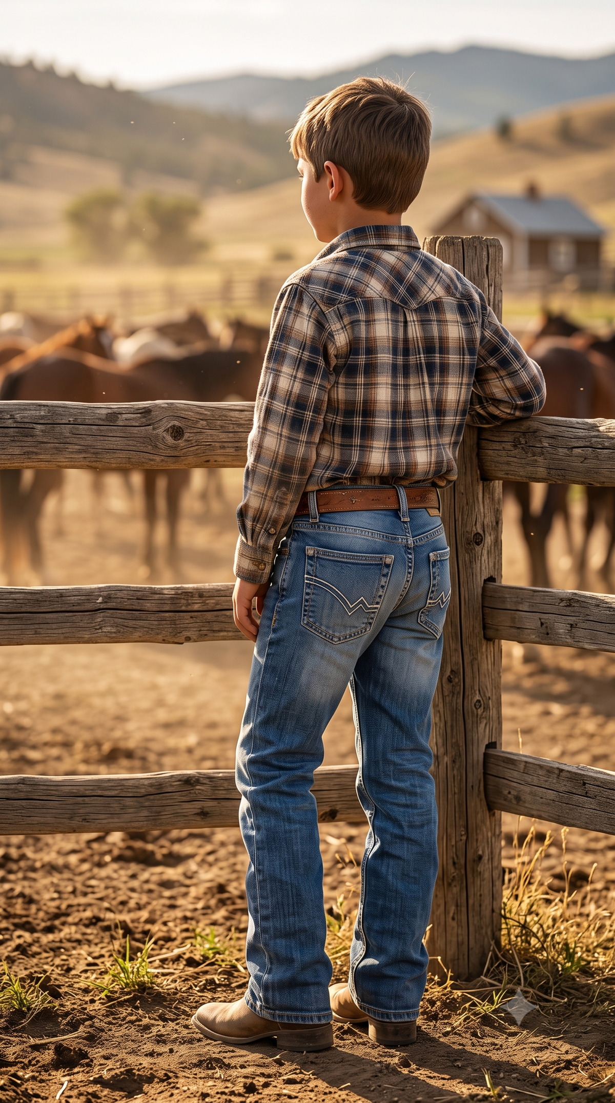 Boys' Western Jeans