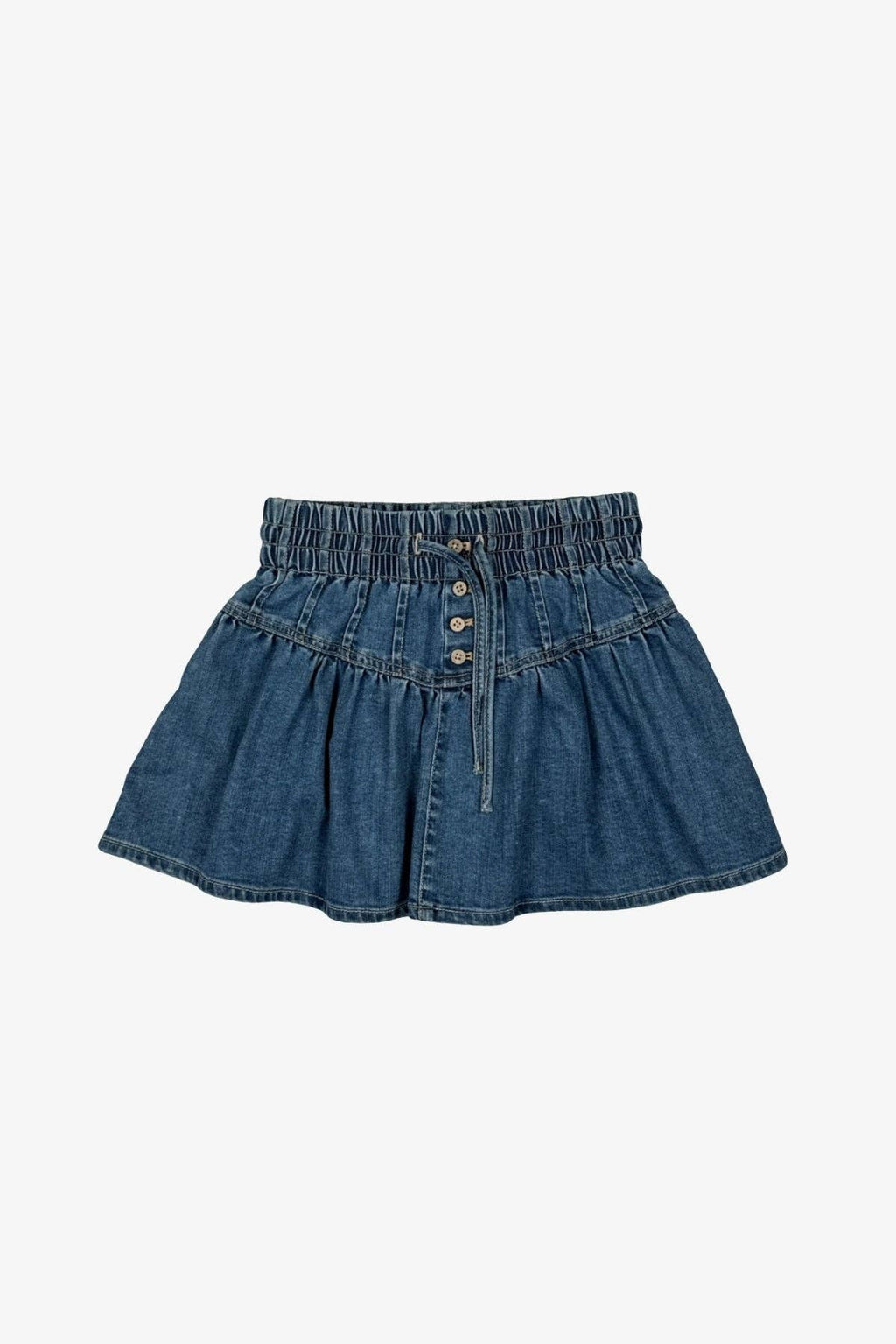 Jolene Denim Skort : Medium Wash