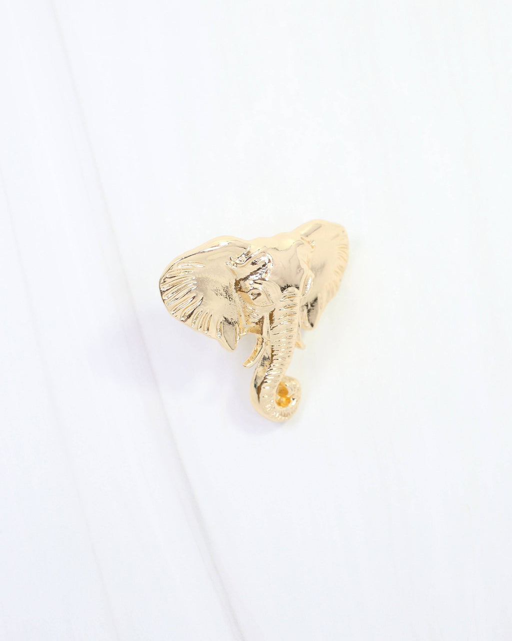 Sally Scarf Slide Elephant Gold