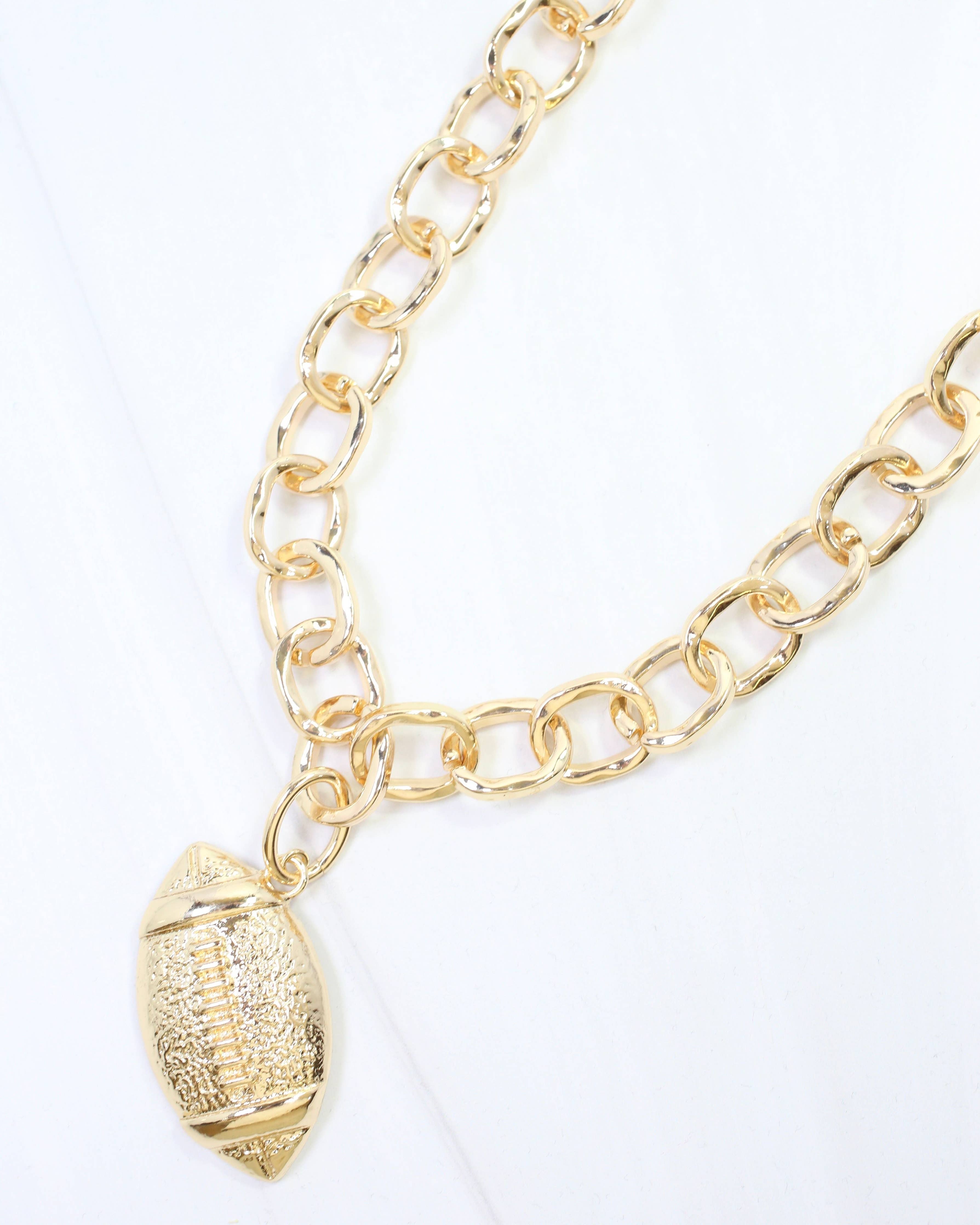 Chelsey Charm Football Gold