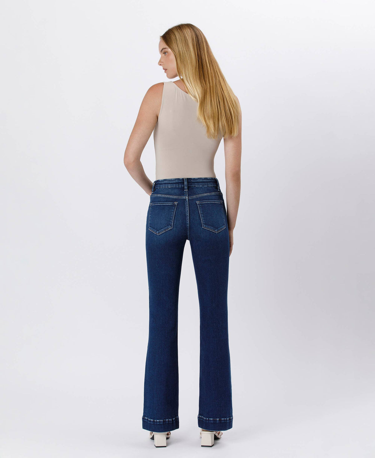 Flying Monkey HIGH RISE TROUSER HEM BOOTCUT JEANS