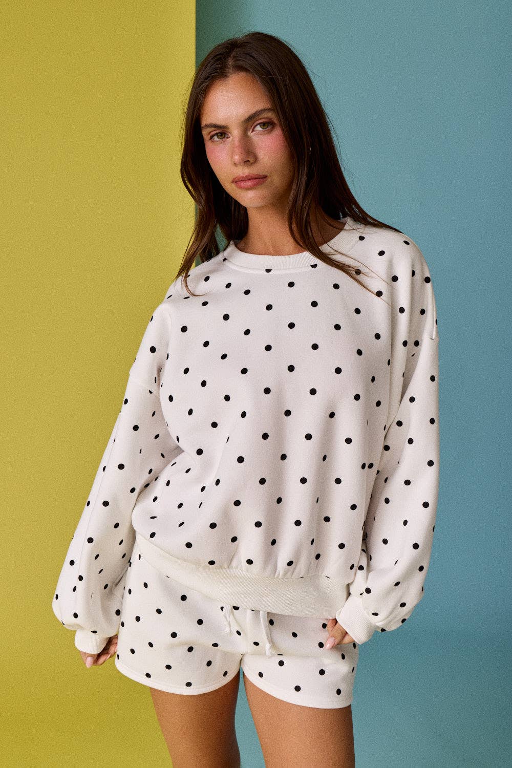 Polka Dot Fleece Set