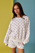 Polka Dot Fleece Set