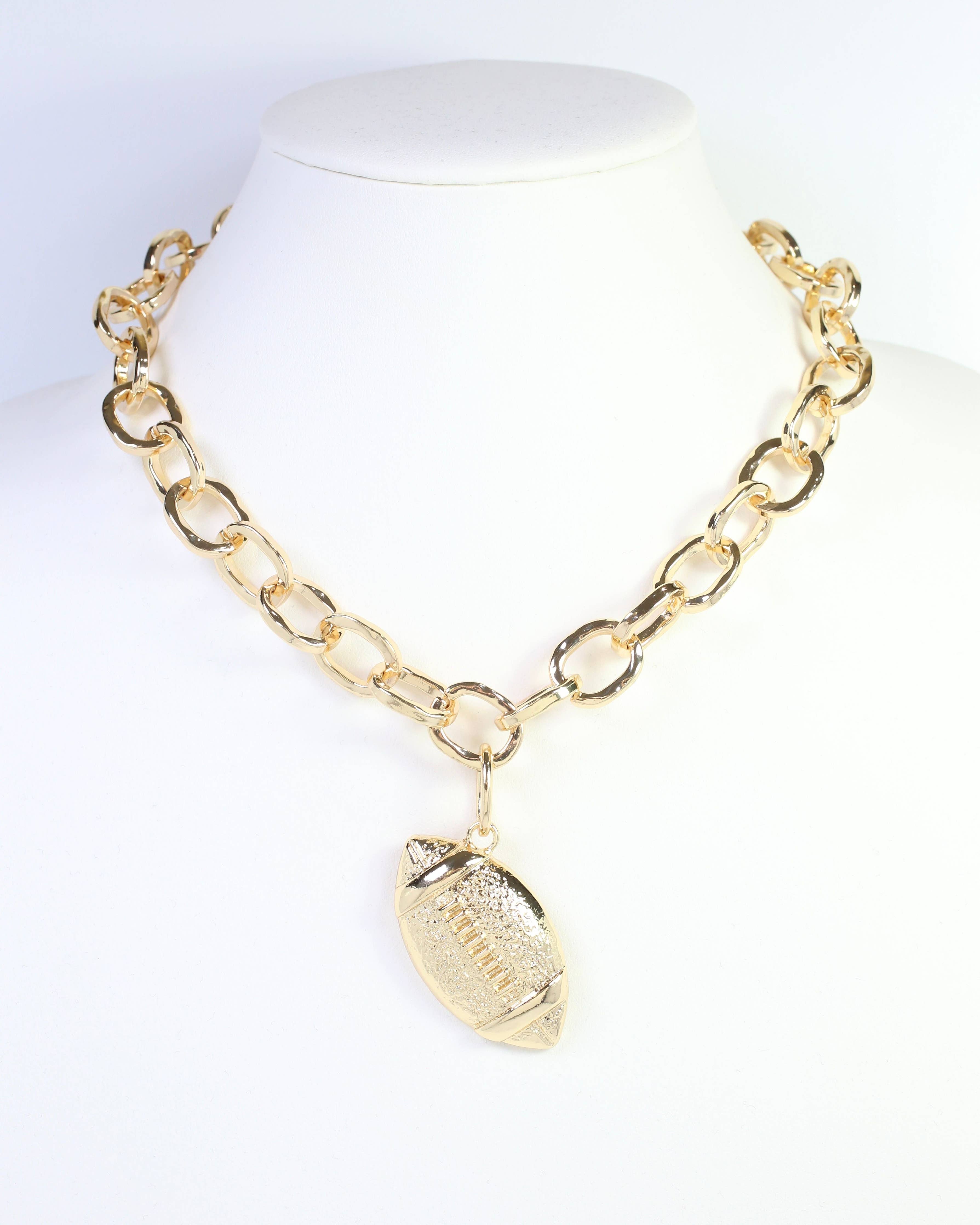 Chelsey Charm Football Gold