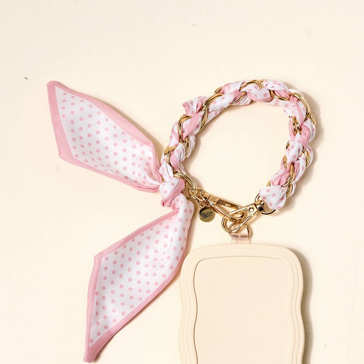 Call Me Later Phone Scarf–Sugar Dot