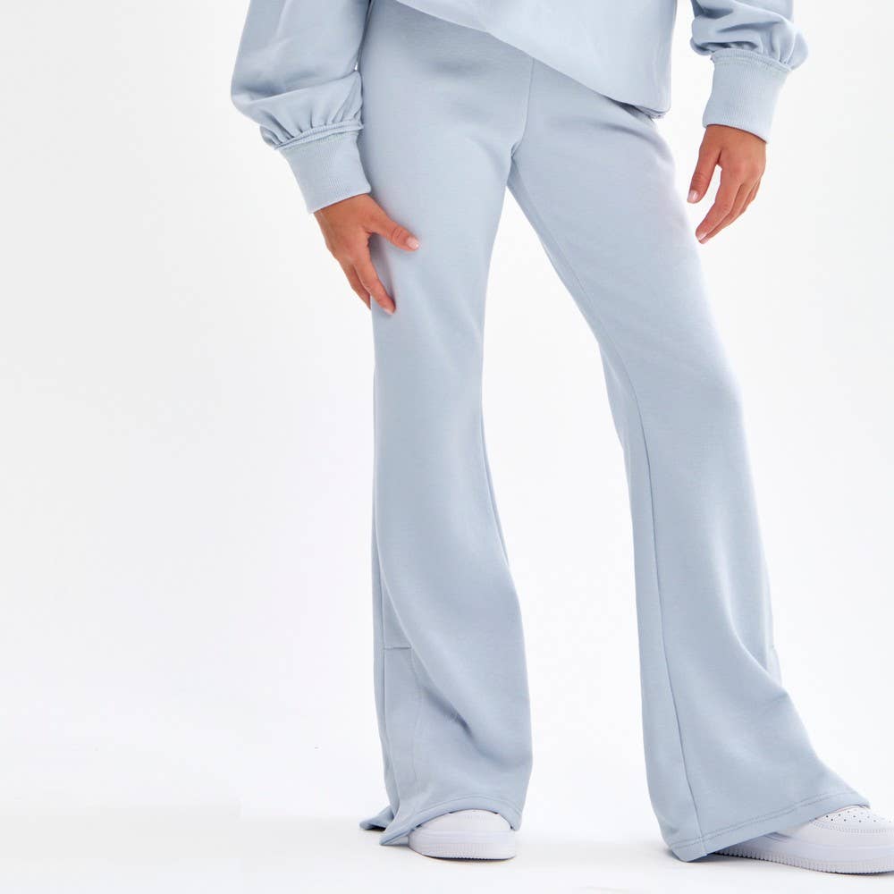 Sky Blue Terry Slit Pants