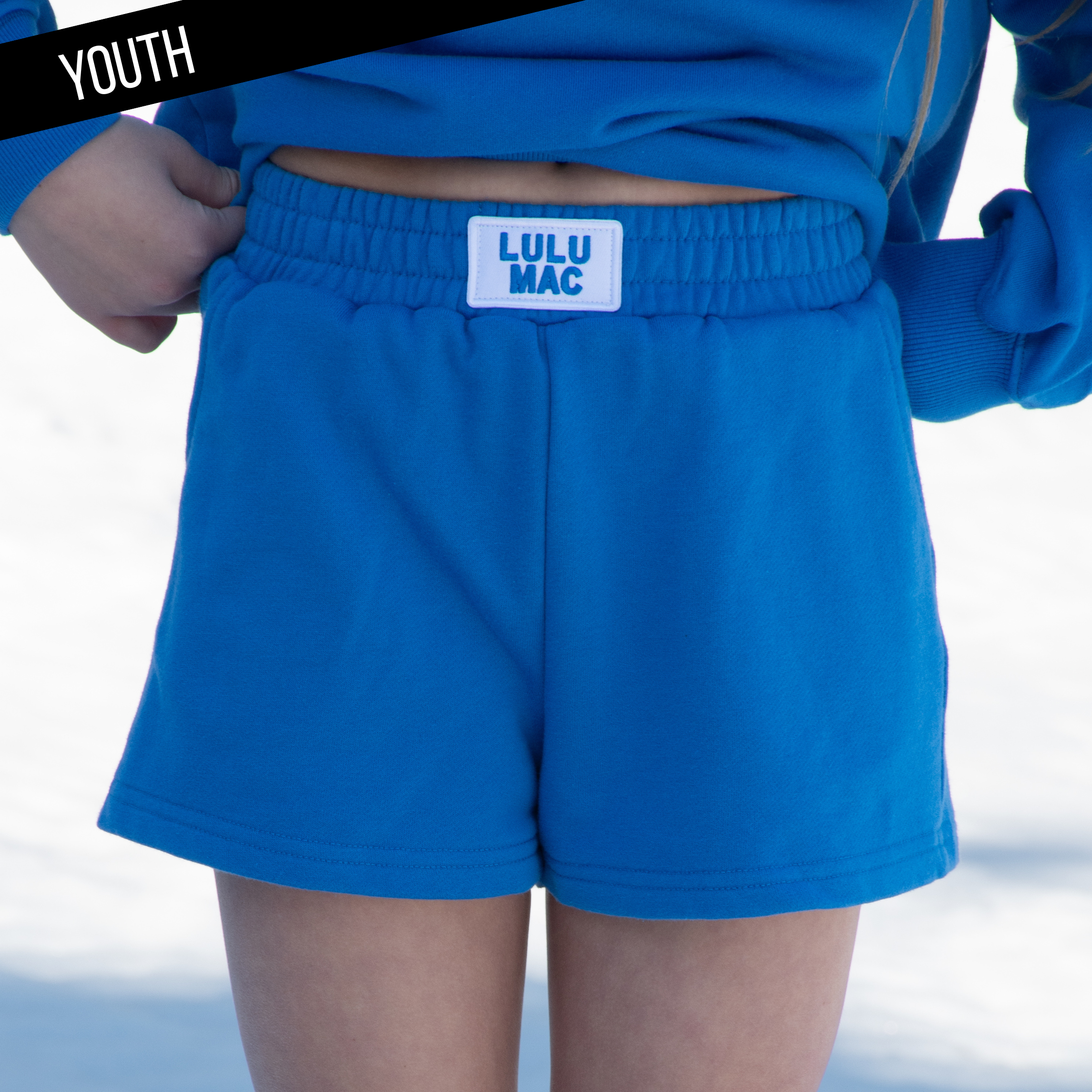 KID TERRY CLOTH SHORTS BLUE