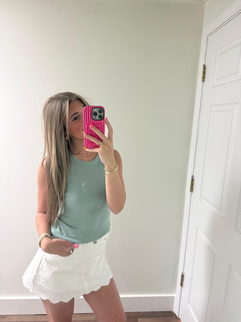 Sage green tank