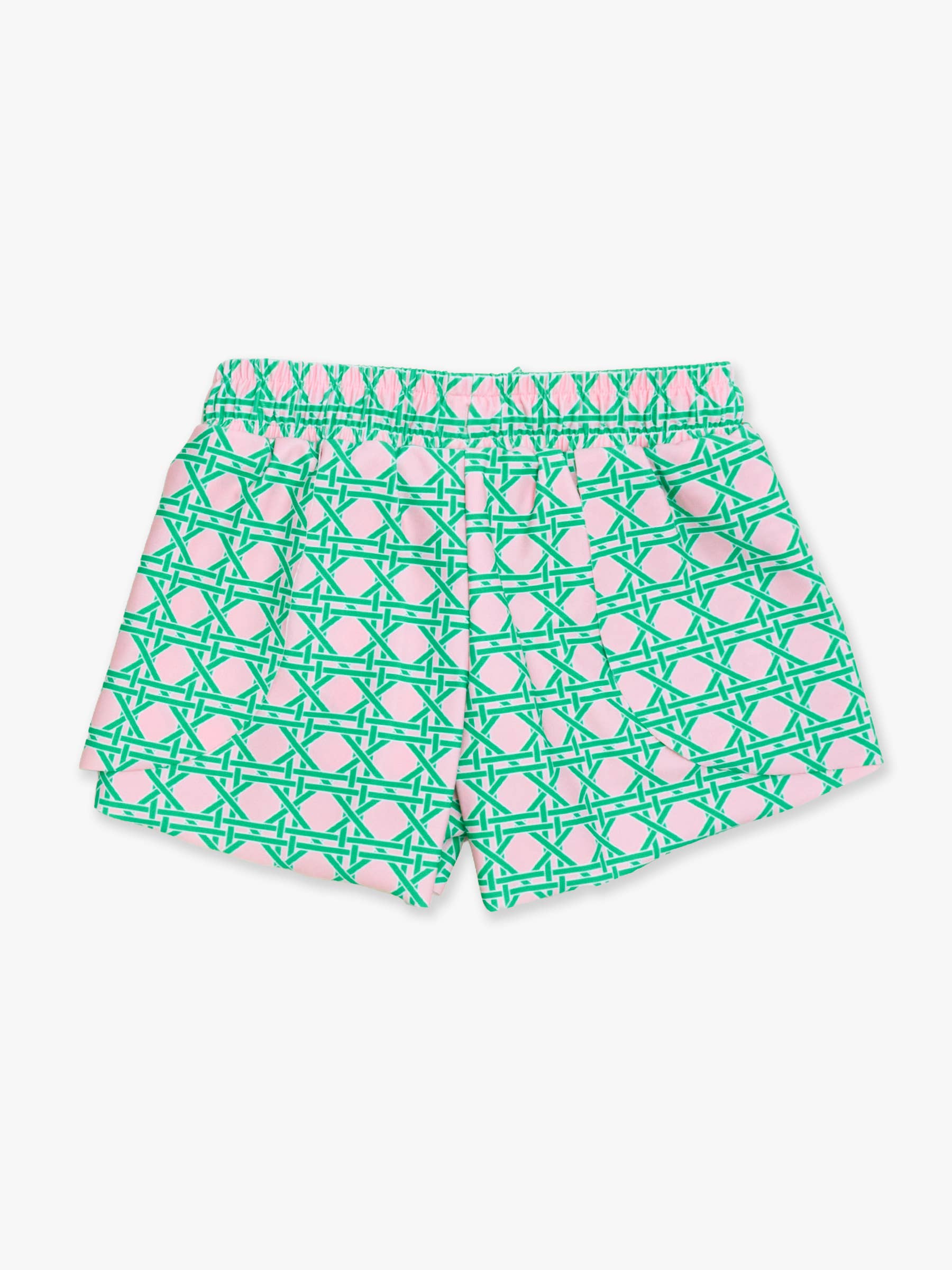 Girls Pink Coastal Cane Active Butterfly Shorts