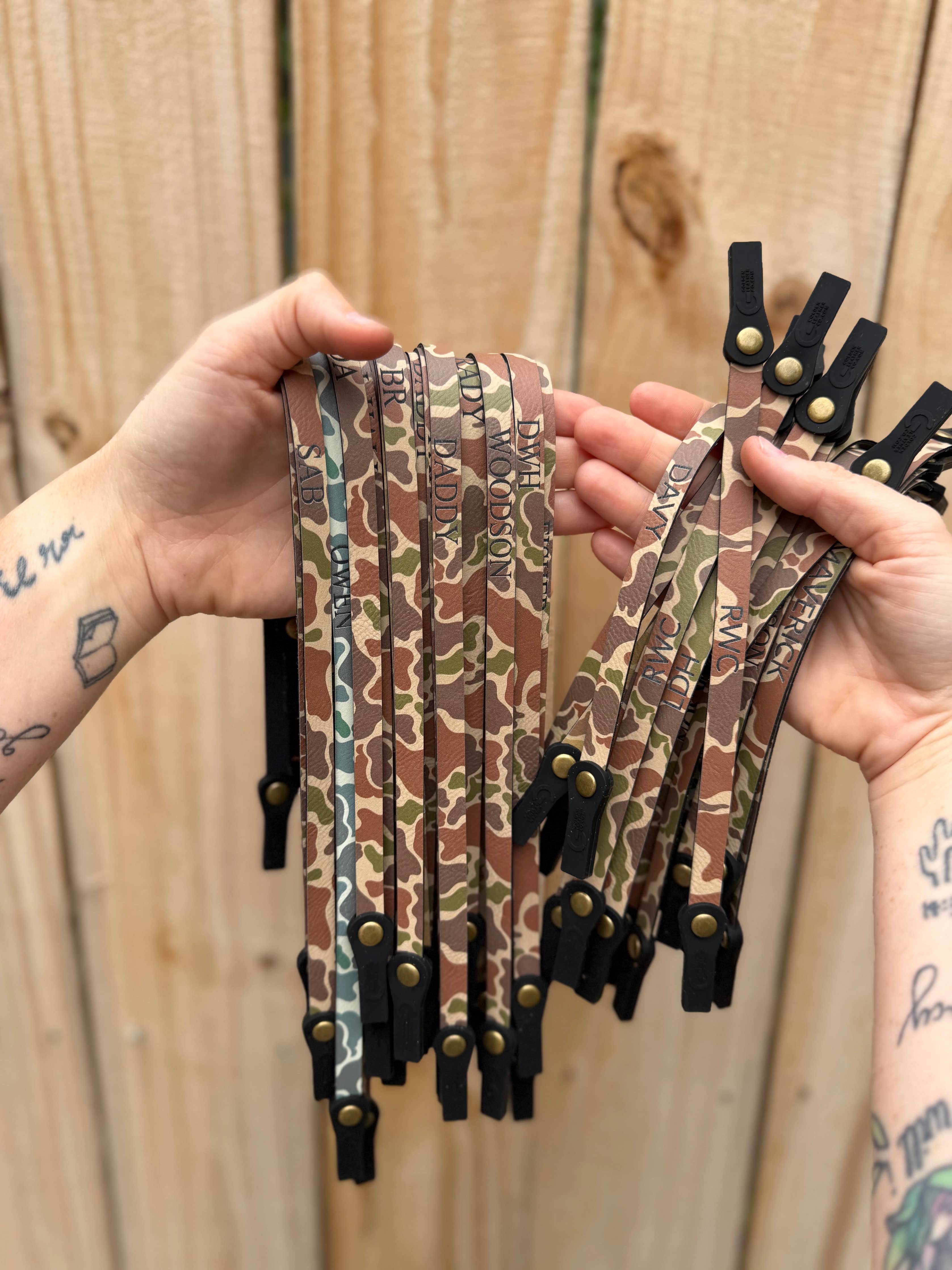 Camo Sunglasses Strap: Fowl Play Camo / Adult size
