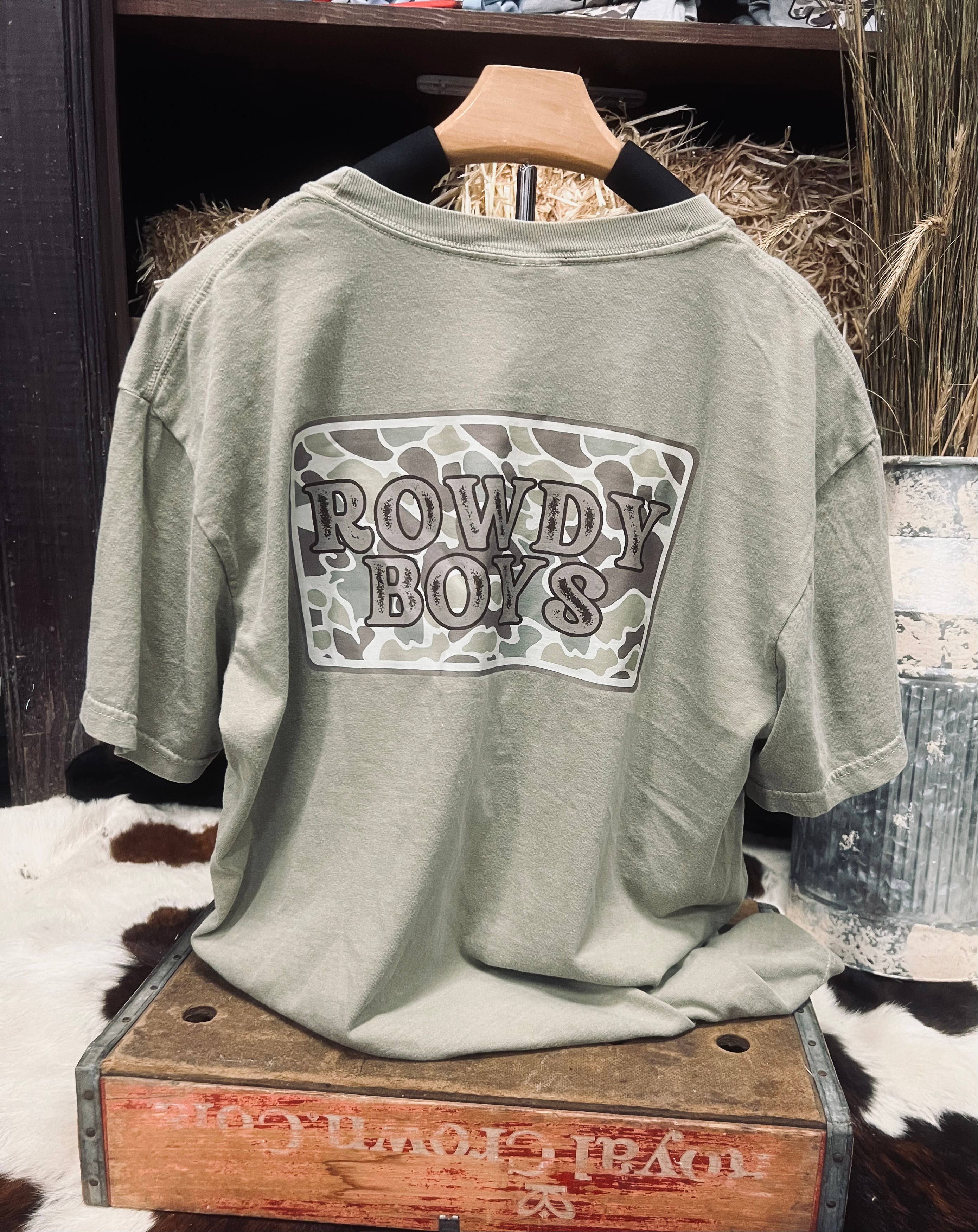 Rowdy Boy Logo Toddler Tee