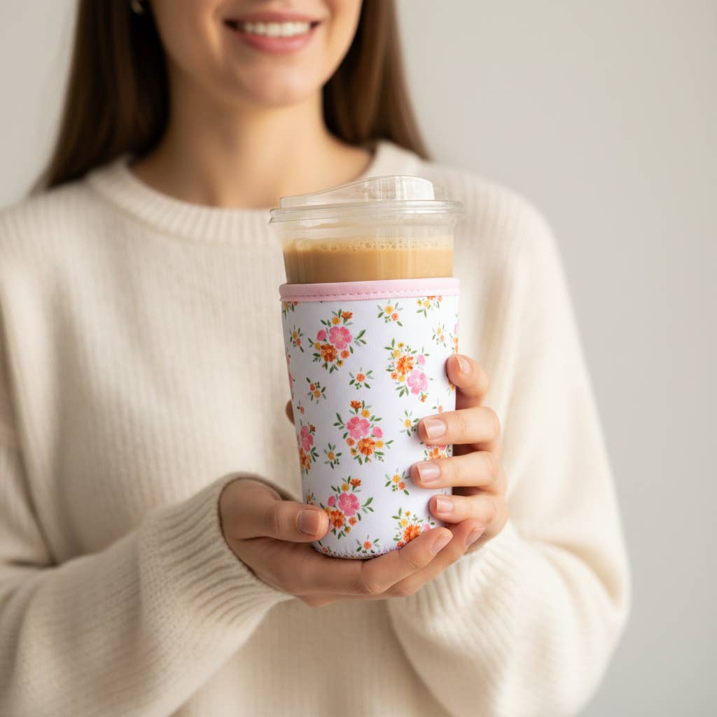 Sip Savvy Drink Sleeve–Large–Endless Daydream Cream