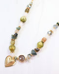 Sarasota Stone Charm Necklace Green: Default