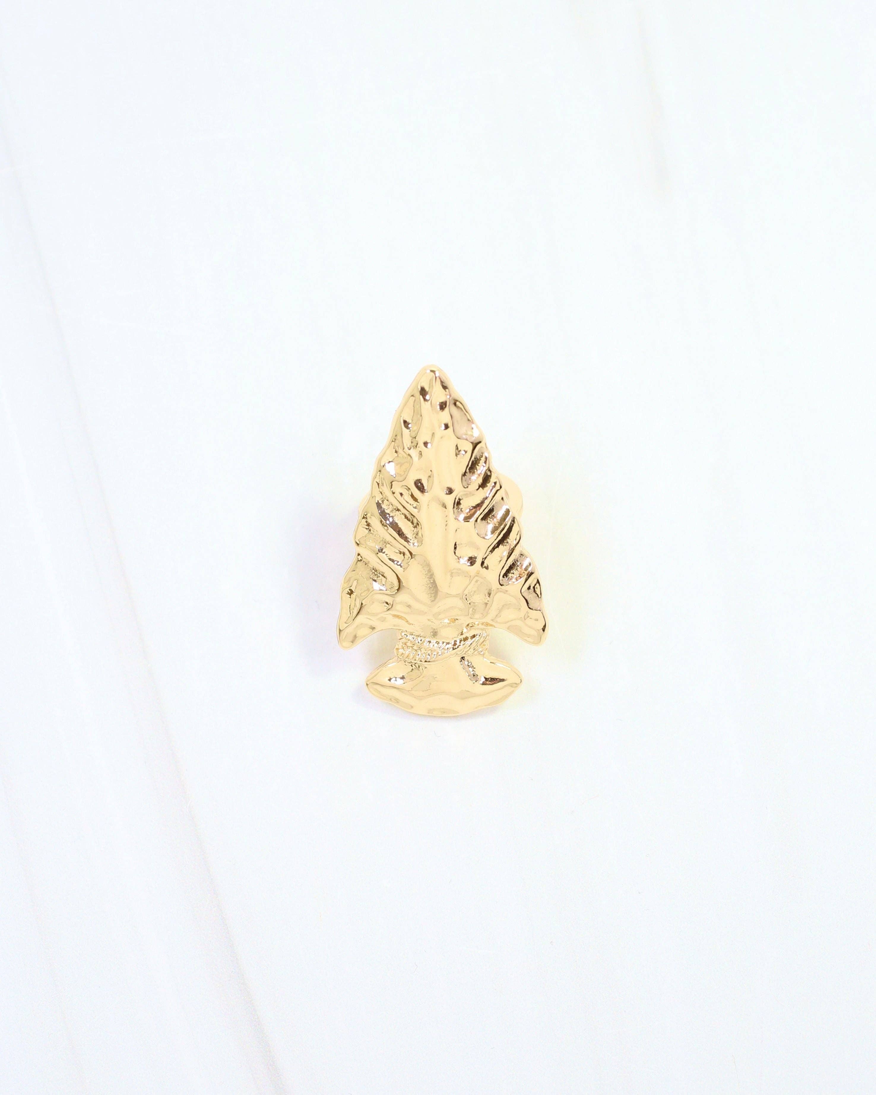 Sally Scarf Slide Arrow Gold