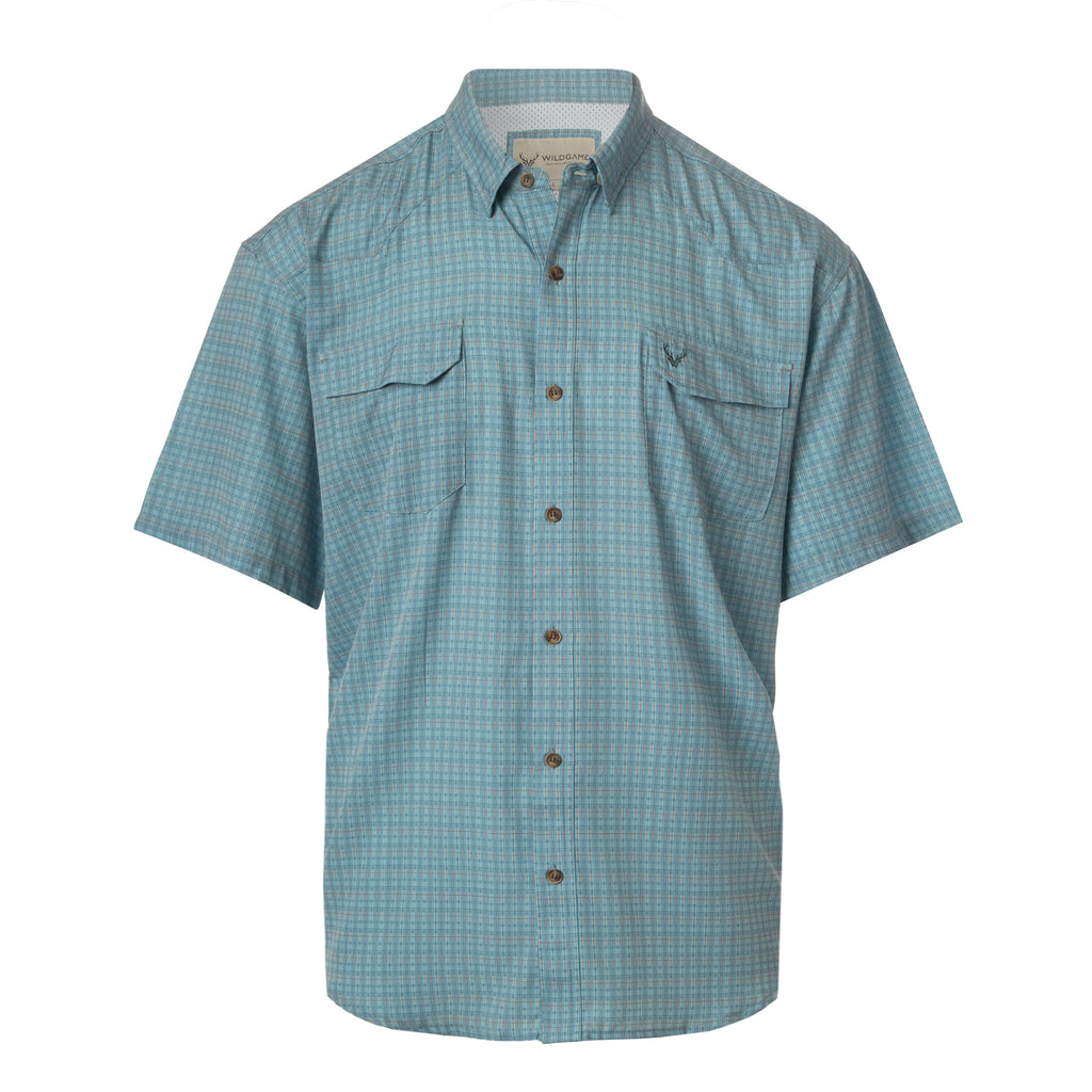 WILDGAME CloudDrift Button Down: Blue