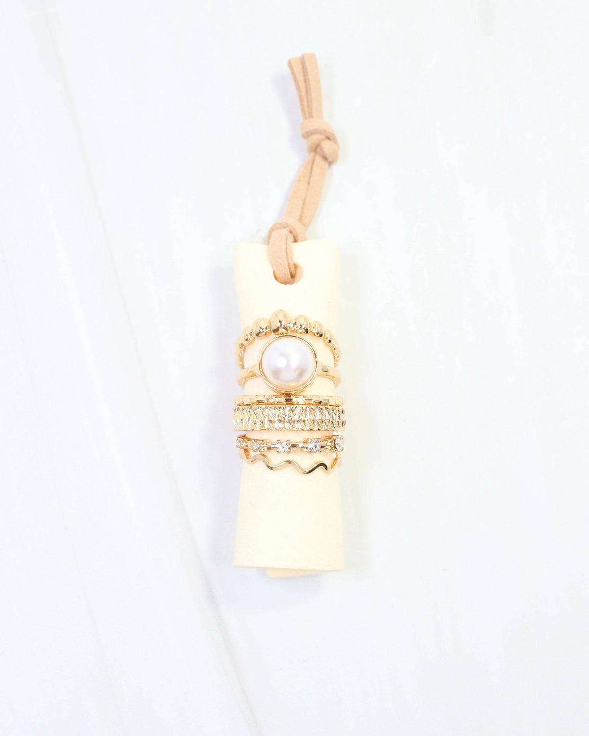 Krisha Ring Set Gold: Default