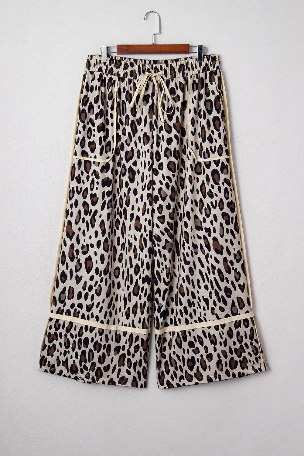 Plus Size Leopard Pants