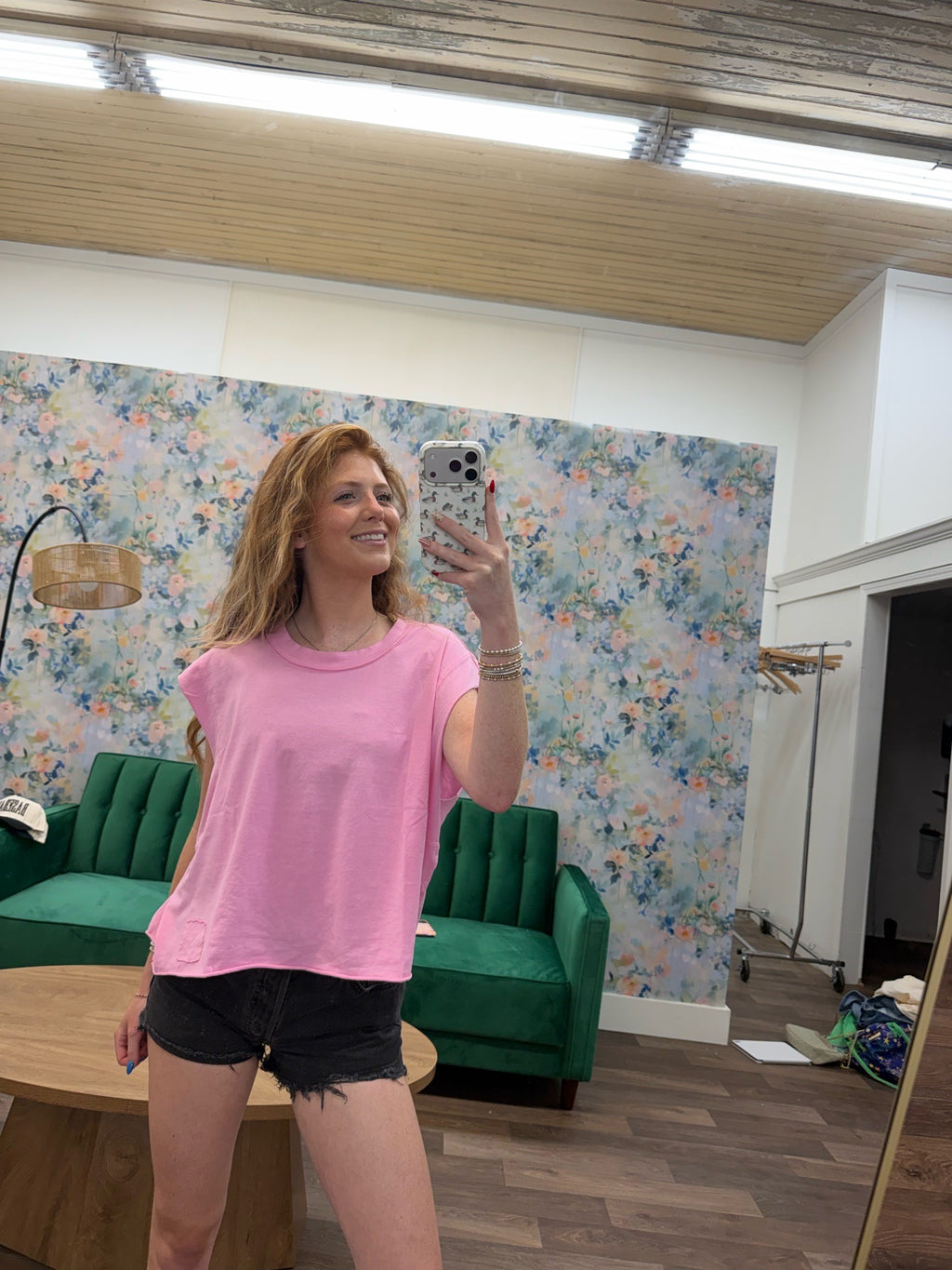 Pink Effortless Tee