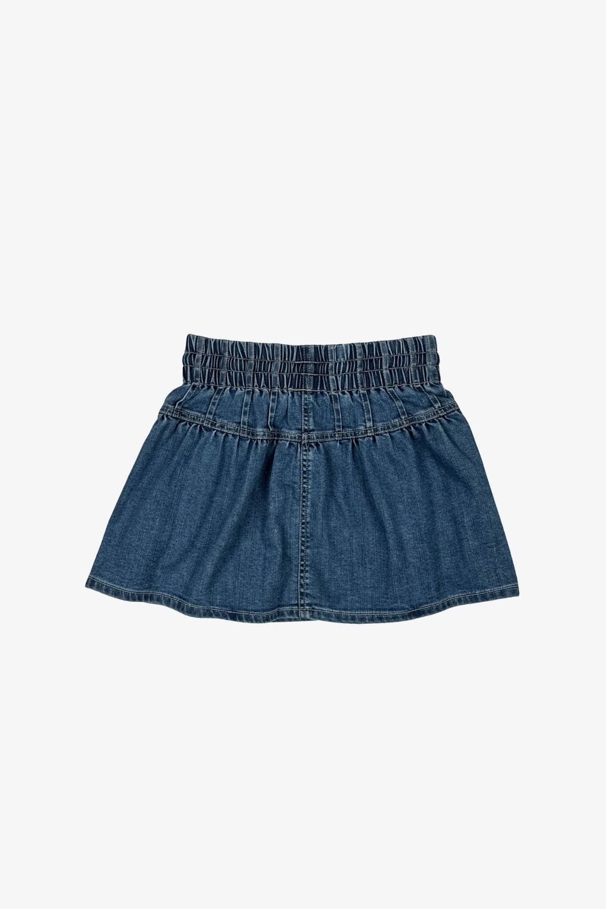 Jolene Denim Skort : Medium Wash