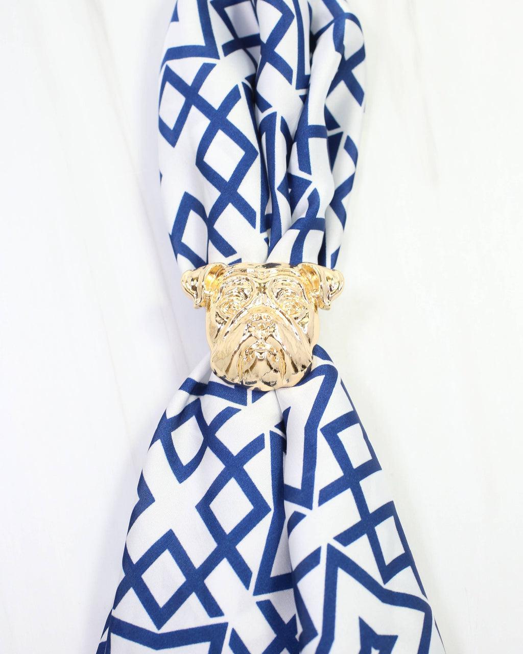 Sally Scarf Slide Dog Gold