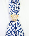Sally Scarf Slide Dog Gold