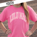 Dot Neon Pink Youth Comfort Colors Tee