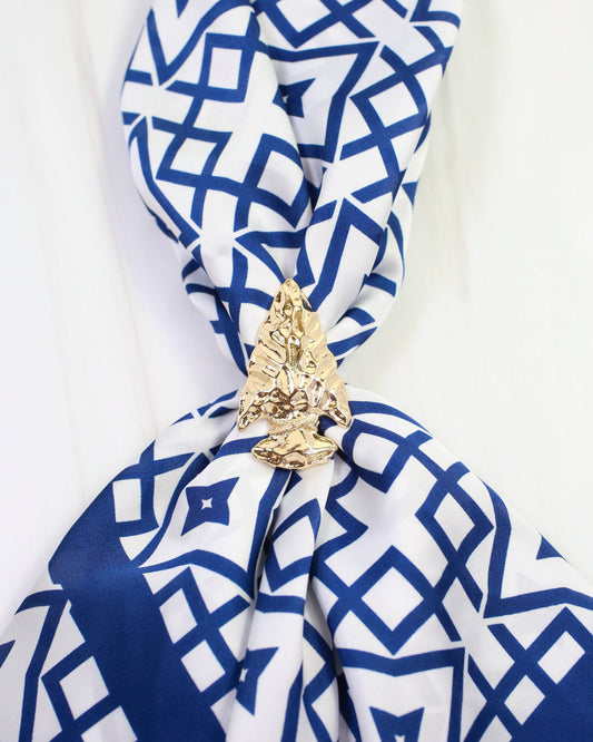 Caroline Hill Sally Scarf Slide Arrow Gold