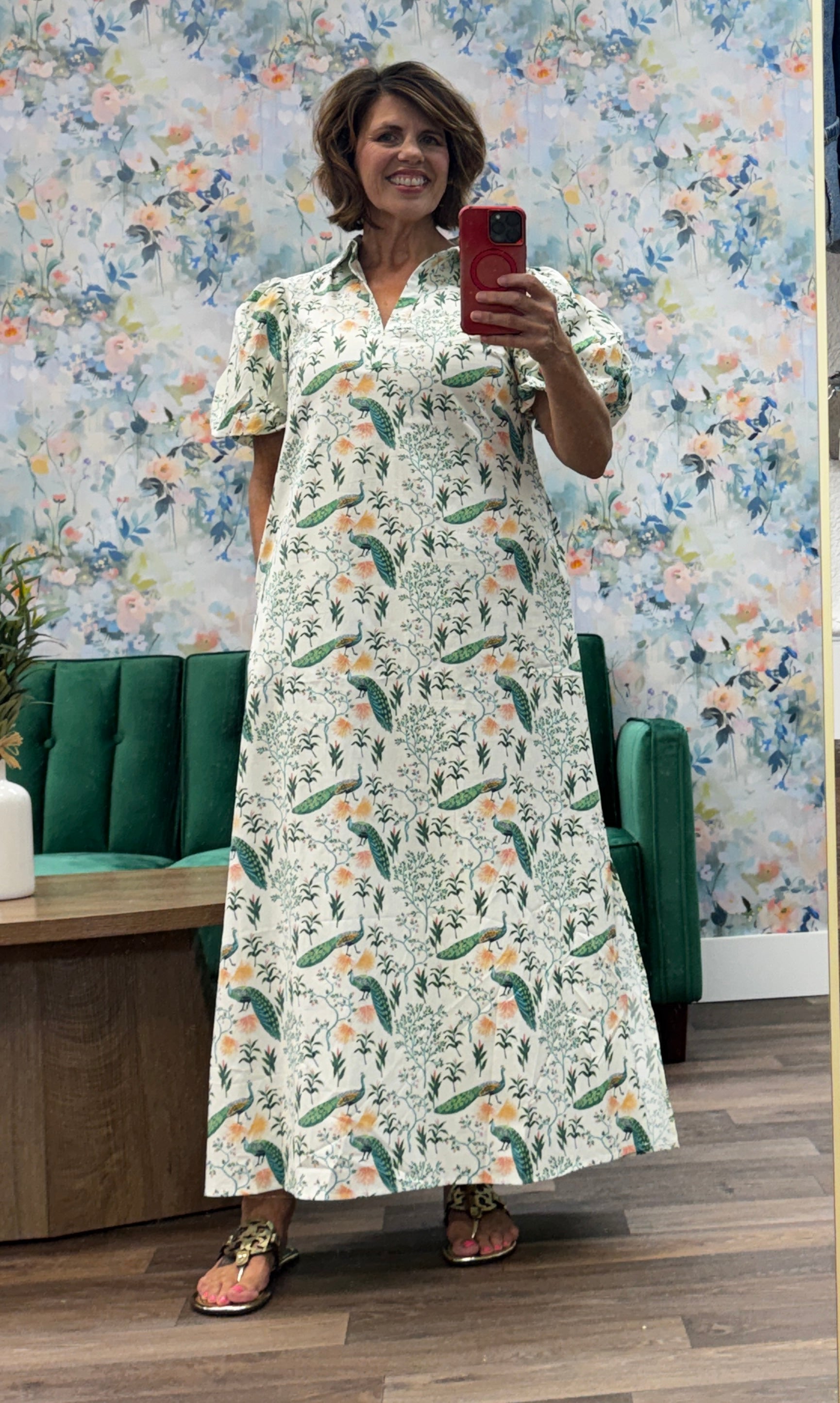 Peacock dress