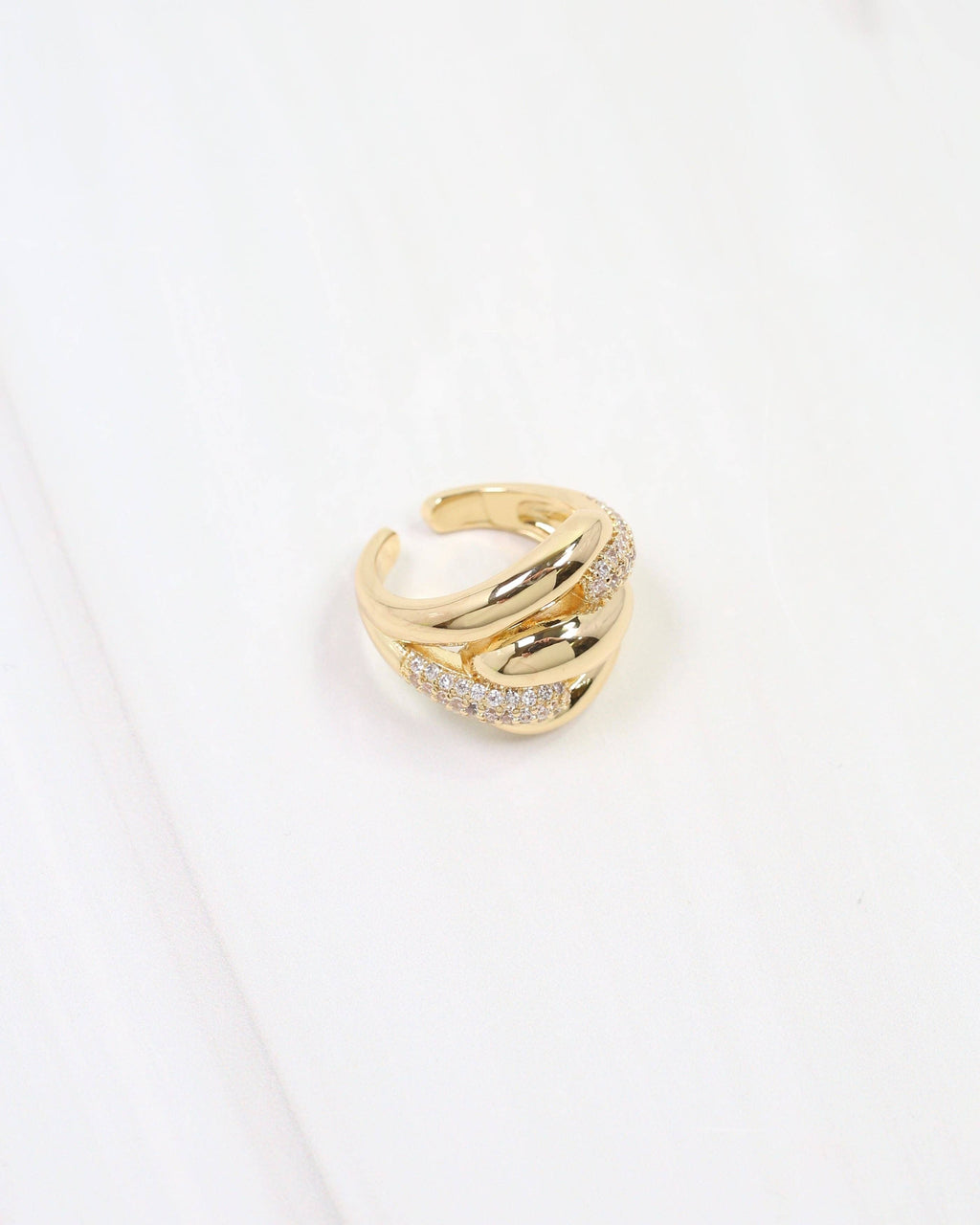 Massena CZ Pave Ring WR Gold: Default