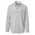 WILDGAME CloudDrift Button Down: WG-169 Pink/ Grey / 2XL