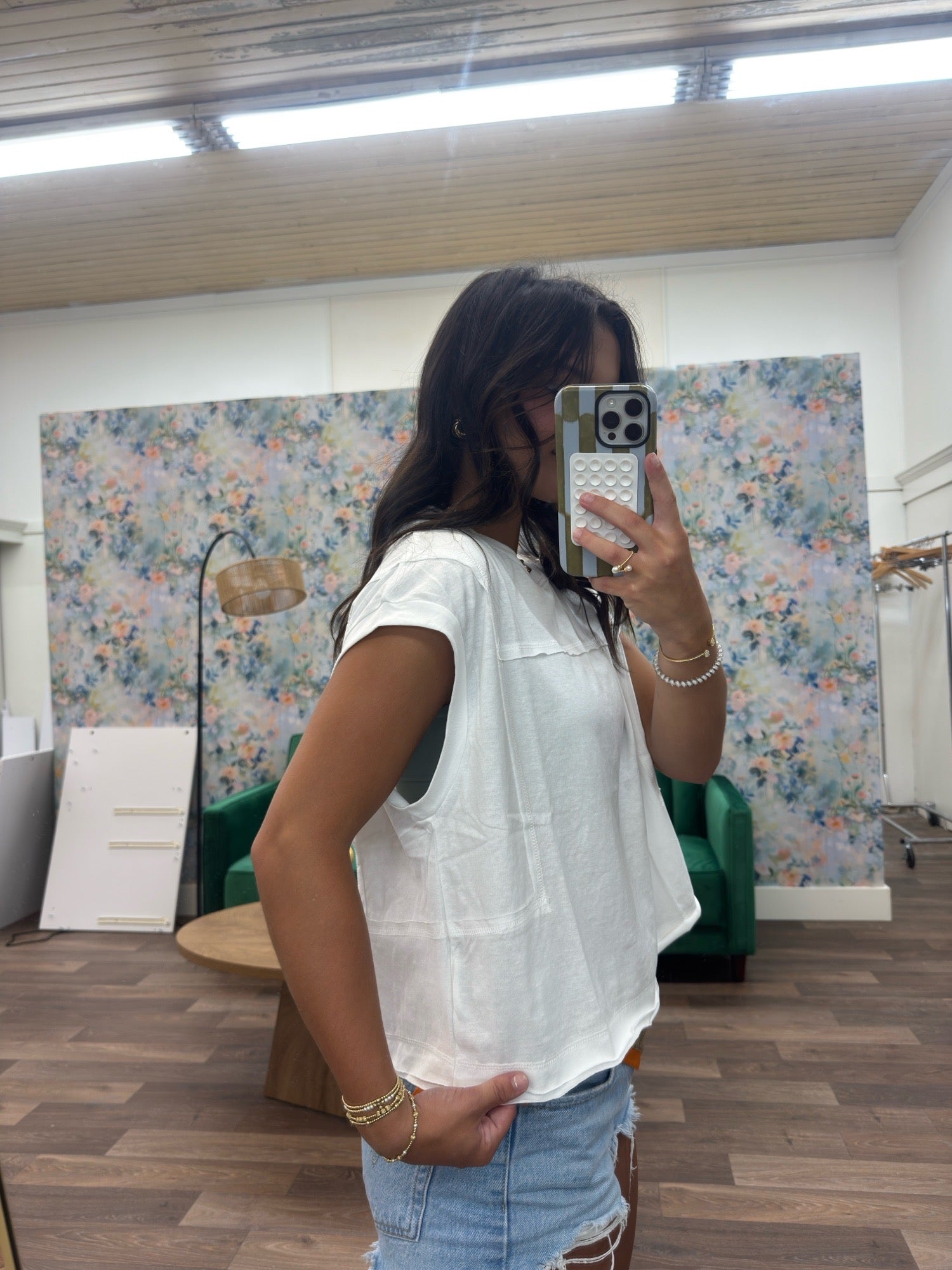 White Effortless Tee