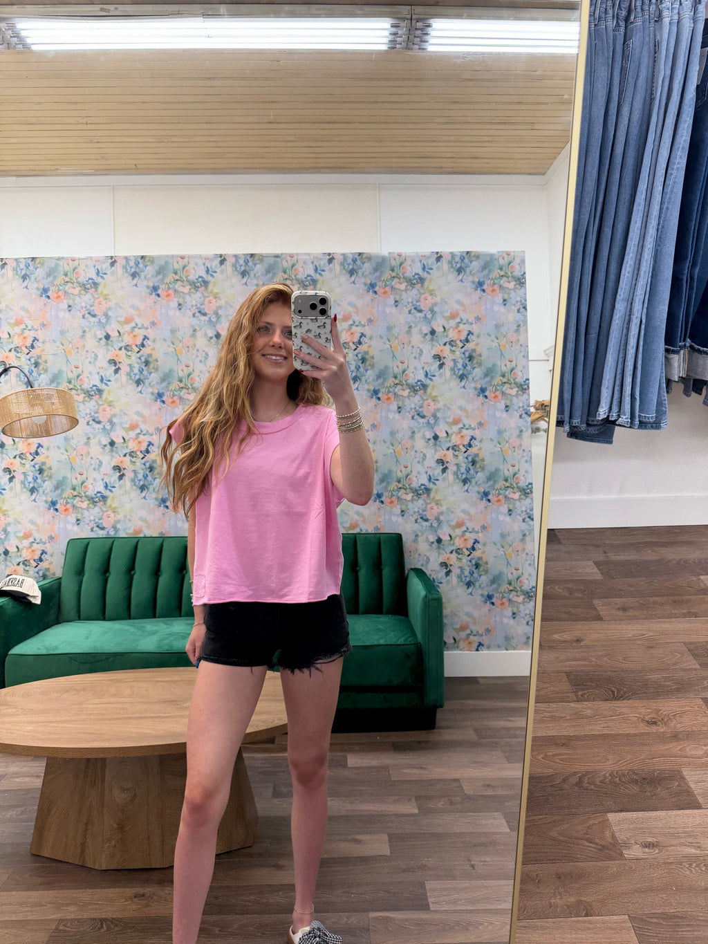 Pink Effortless Tee
