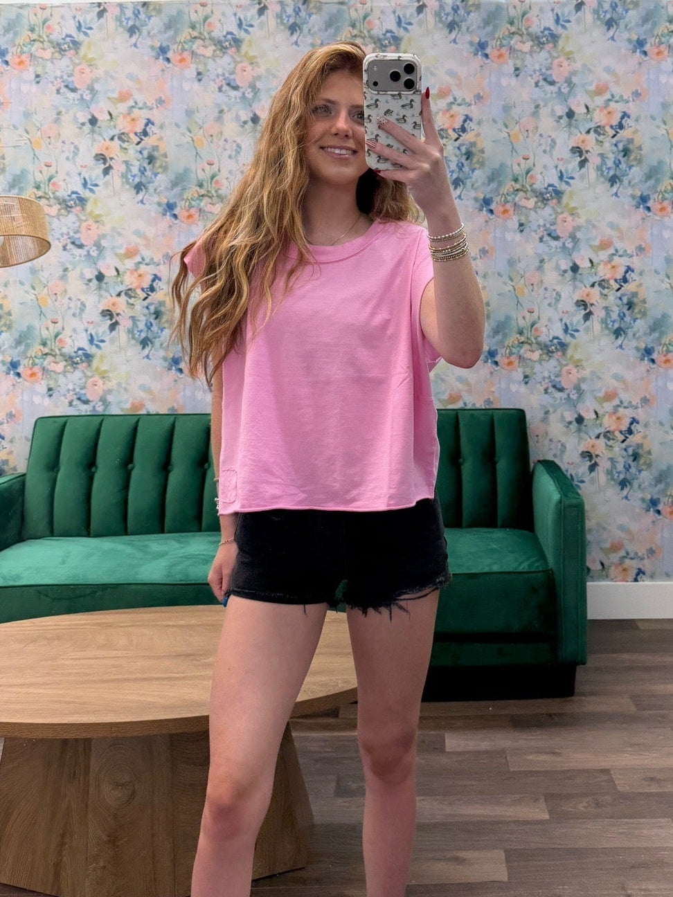 Pink Effortless Tee