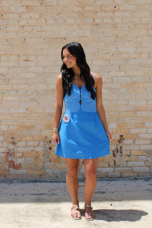 The Sunny Blue Dress