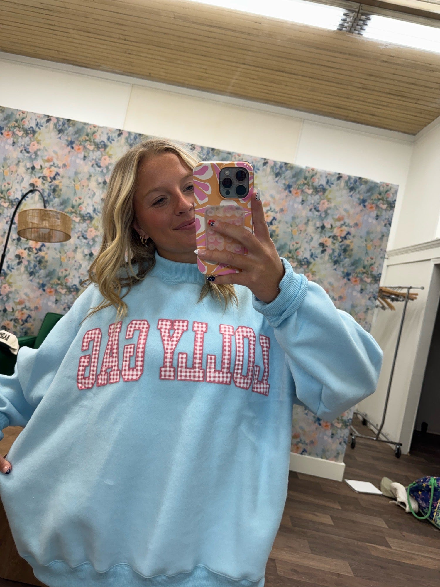 DILLY DALLY & LOLLY GAG reversible mockneck