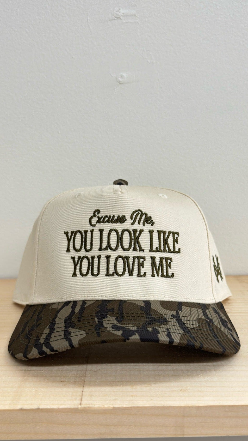 Mad Hatter Excuse Me You Look Like You Love Me Trucker Hat