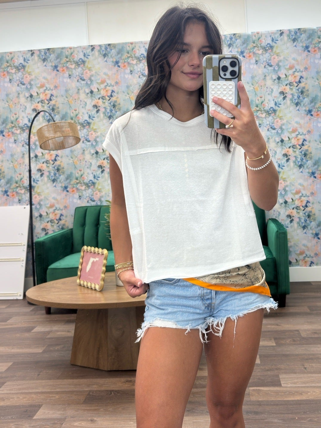 White Effortless Tee