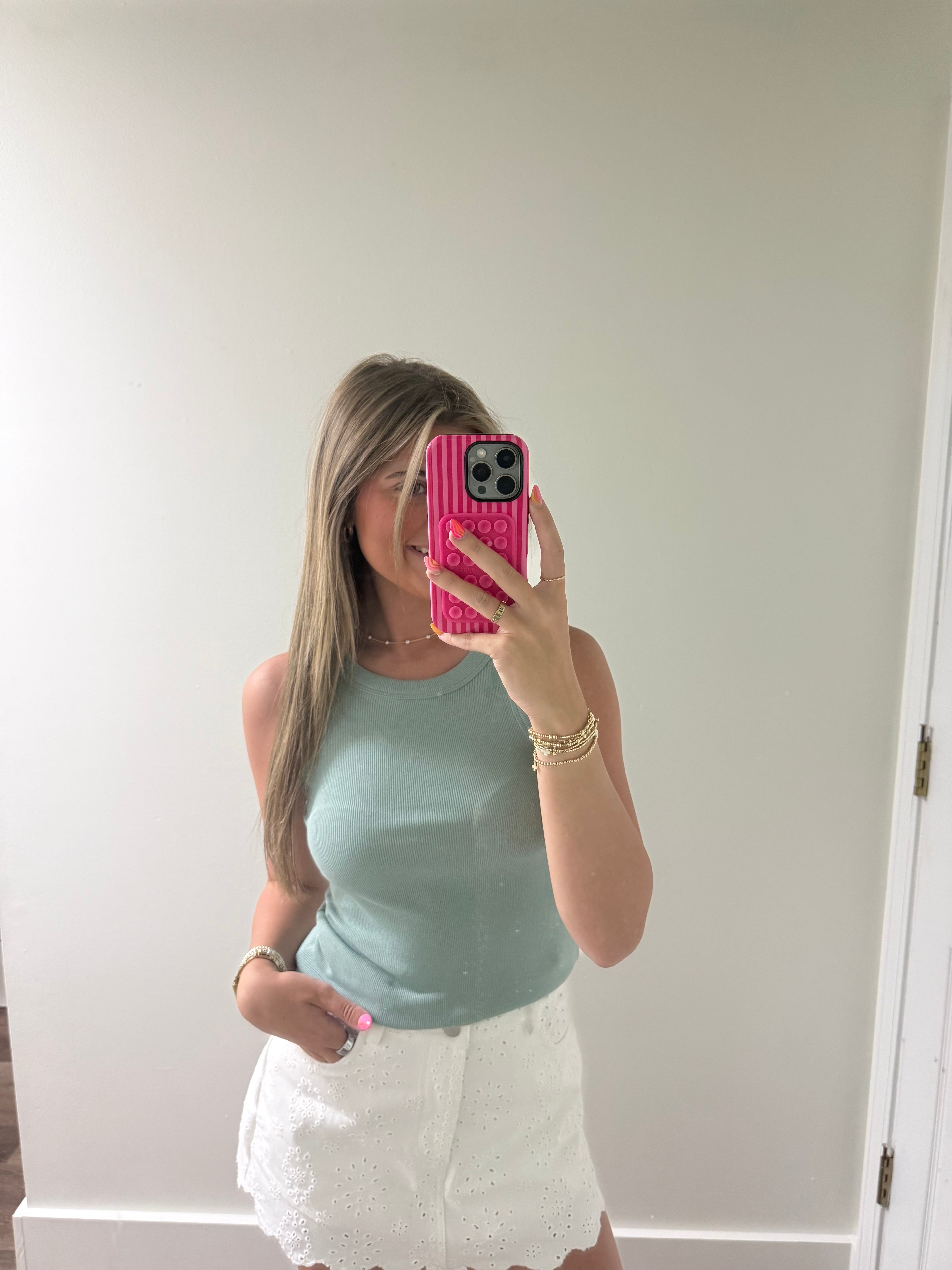 Sage green tank