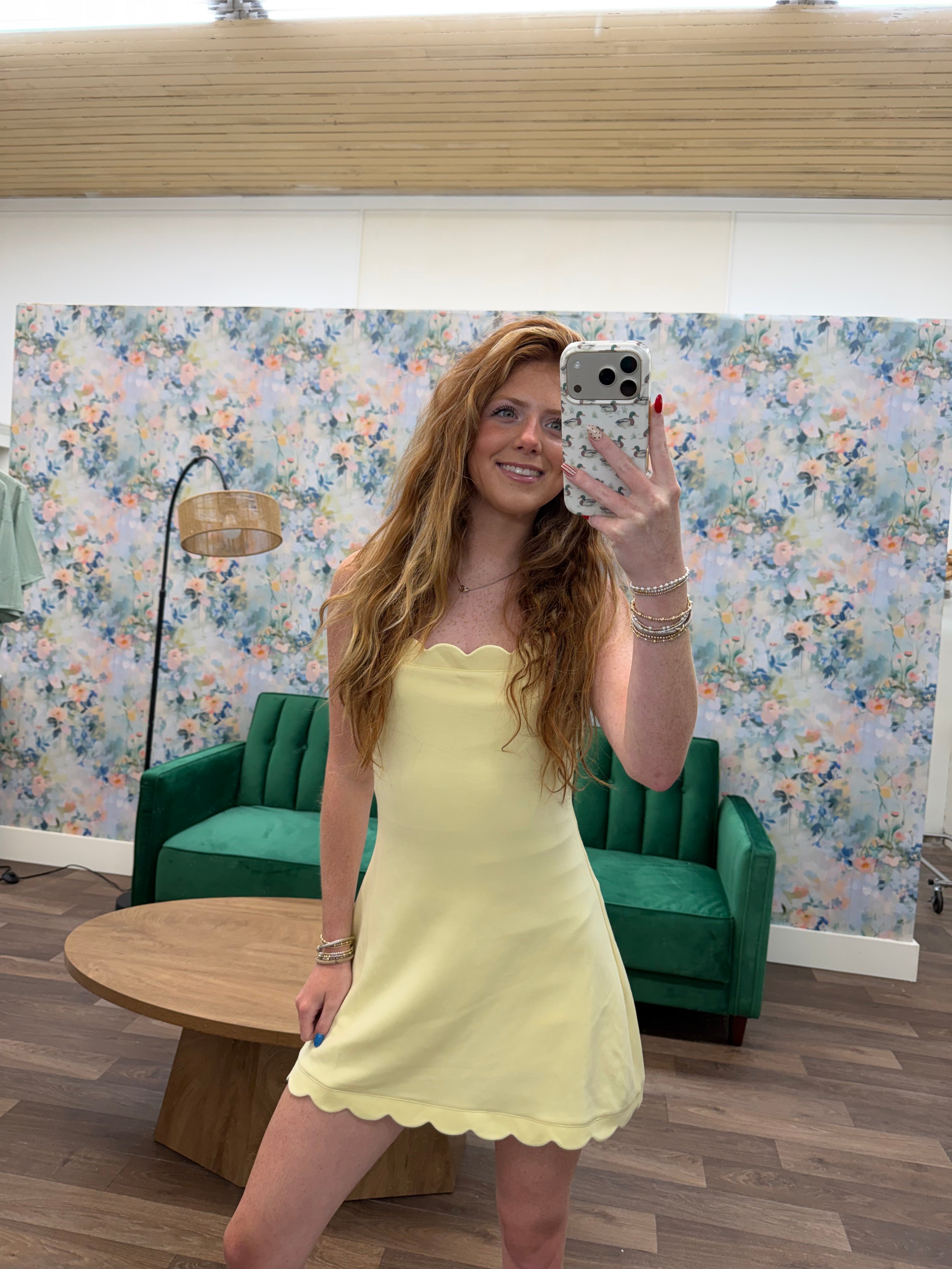 Yellow Athletic Dress