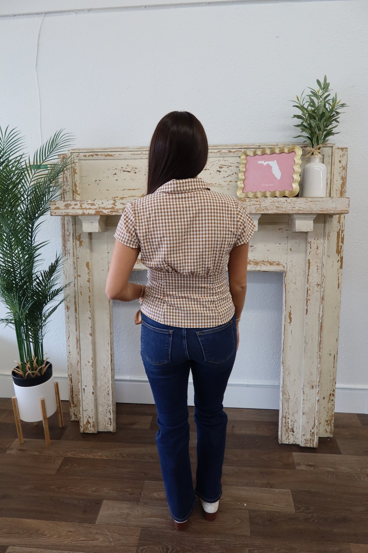 Petite Judy Blue Dark Wash Bootcut Jeans