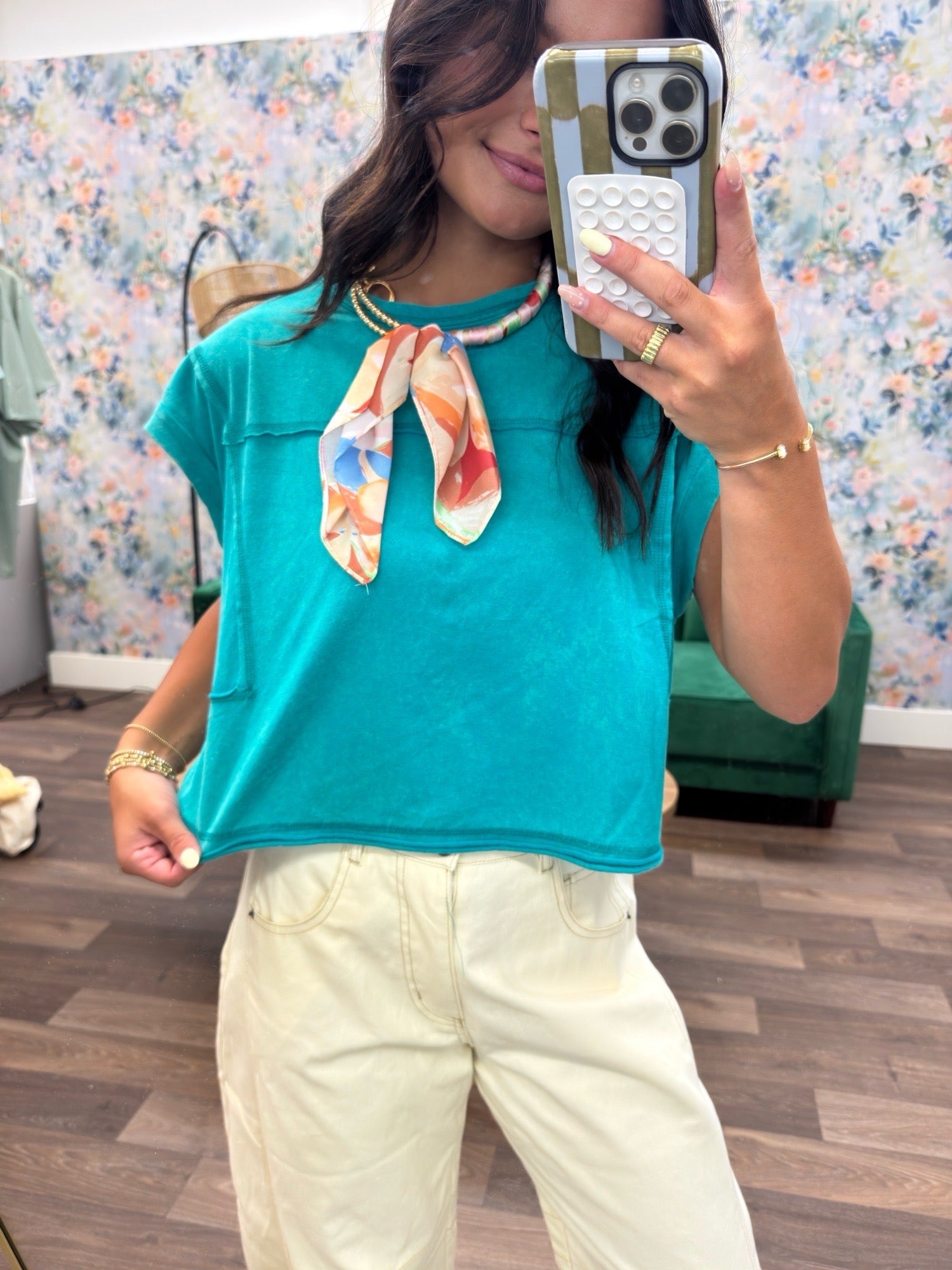 Blue Effortless Tee