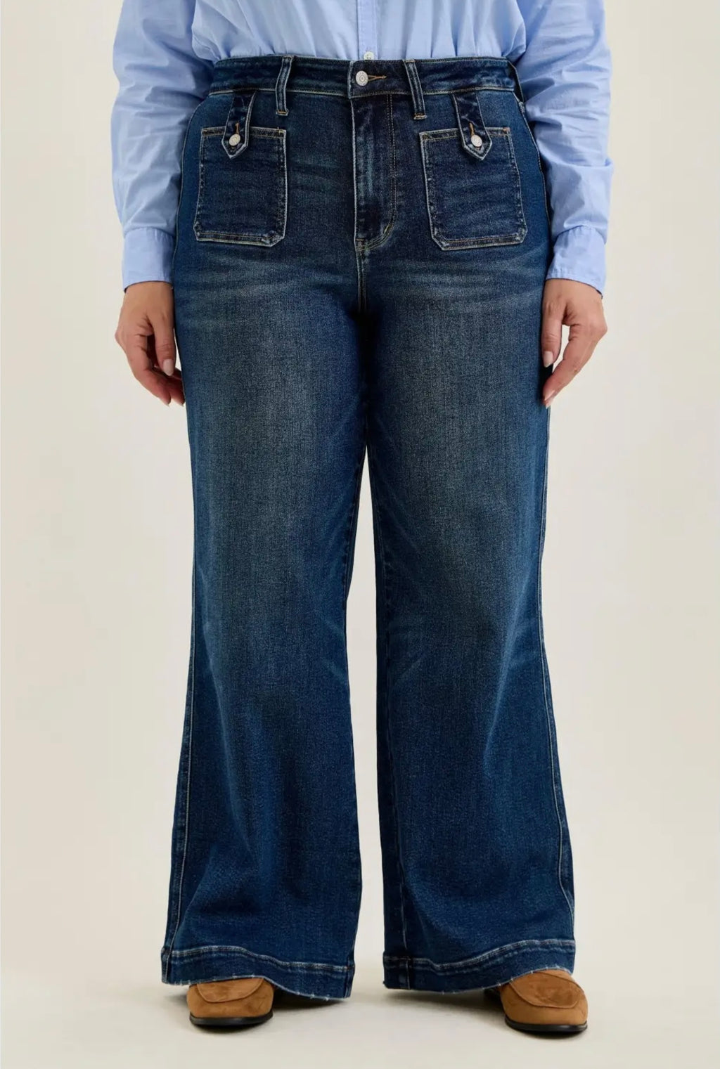 HW Lux retro wide jeans plus