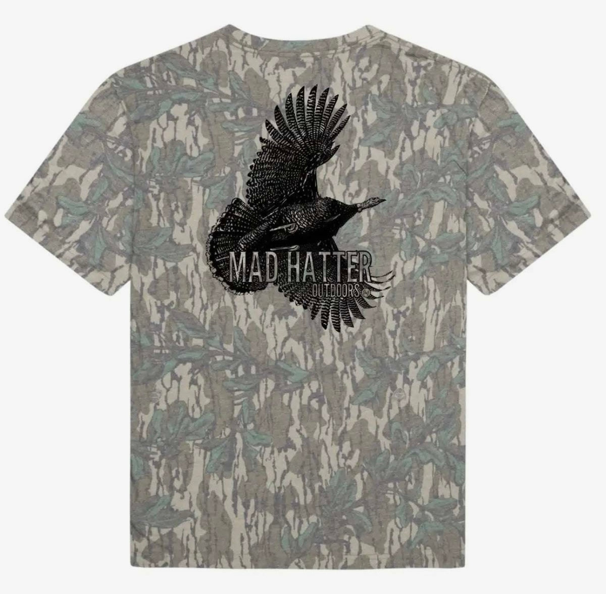Mad Hatter Outdoors Camo Turkey Graphic Tee