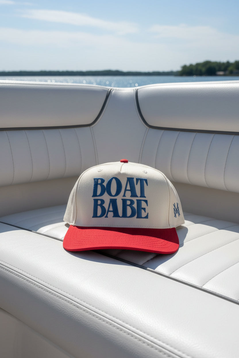 Mad Hatter Boat Babe Trucker Hat