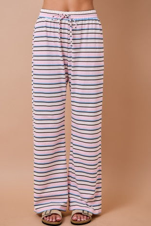 Striped Pink Pants