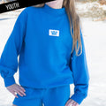 KID long sleeve Terry Cloth Bright Blue